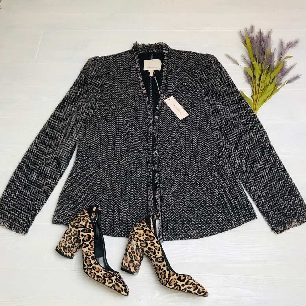 Rebecca Taylor Multi Tweed Blazer